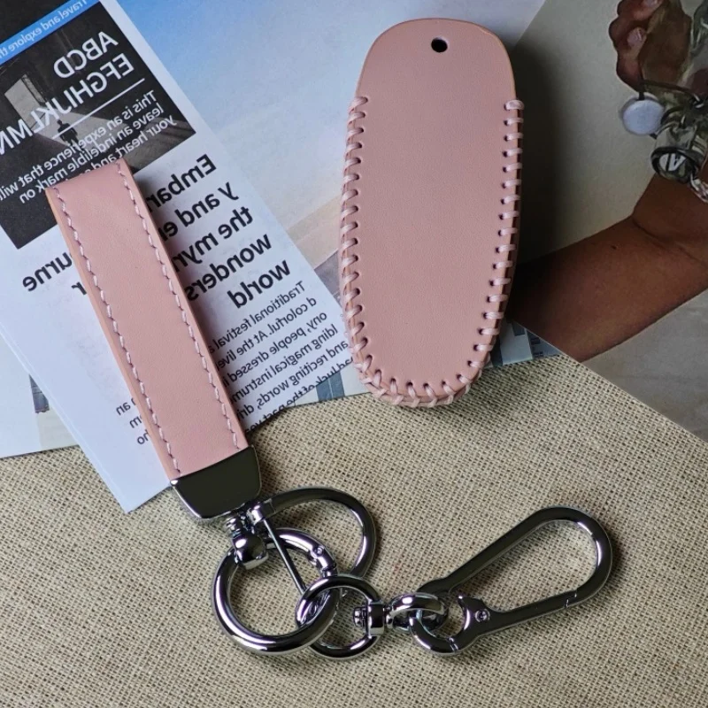 

Leather Car Key Case Cover for Audi A1 A3 A4 A5 A6 A7 A8 Quattro Q3 Q5 Q7 S4 S5 S6 S7 S8 R8 TT Key Shell Protection Accessories