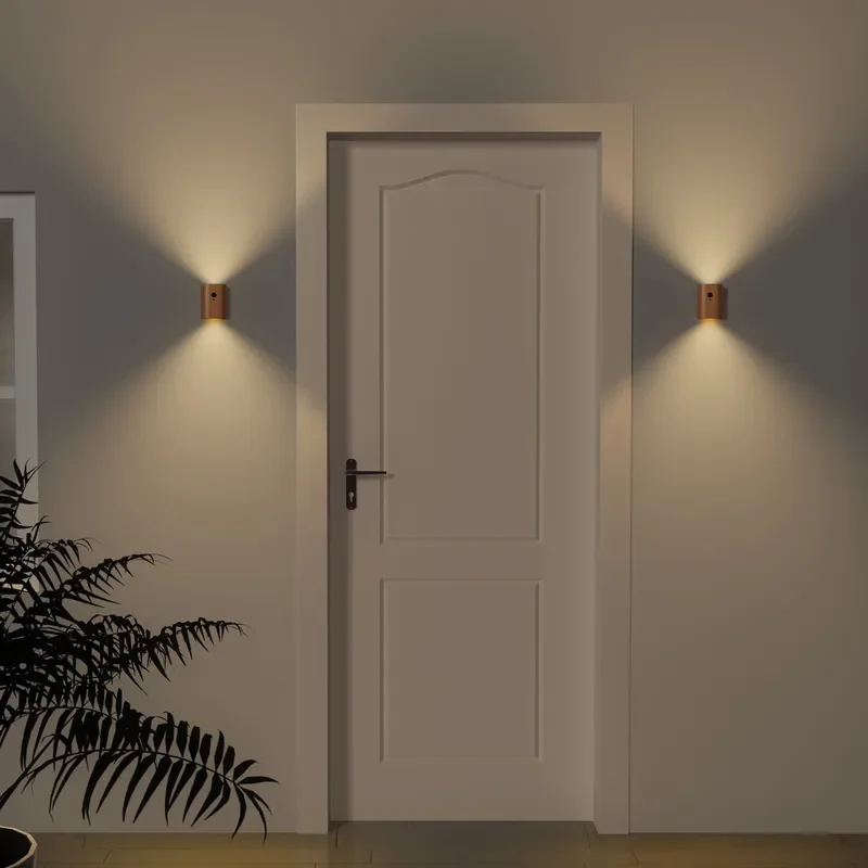 for Great Indoor Wireless Induction Wall Light Infrared Human Body Sensor Corridor LED Rechargeable Night Light