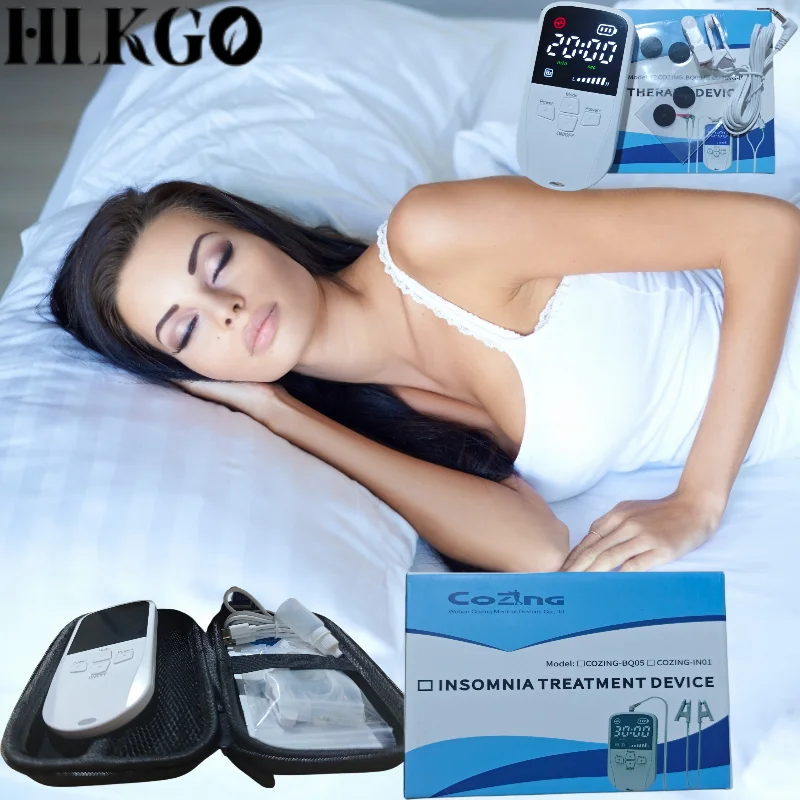 Vagus Nerve Stimulator with CES Technology Automatic Microcurrent Device for Sleep & Fast Depression Relief