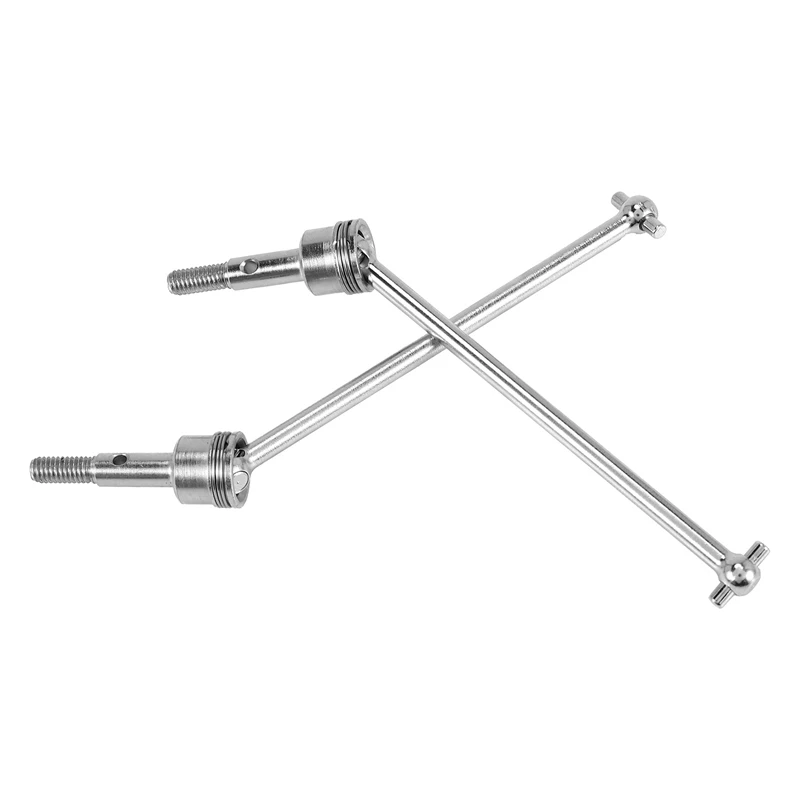 

ABJL-2Pcs Металлический приводной вал CVD для Wltoys 1/10 104009 1/12 12402-A 12401 12403 12404 12409 Детали для обновления радиоуправляемого автомобиля