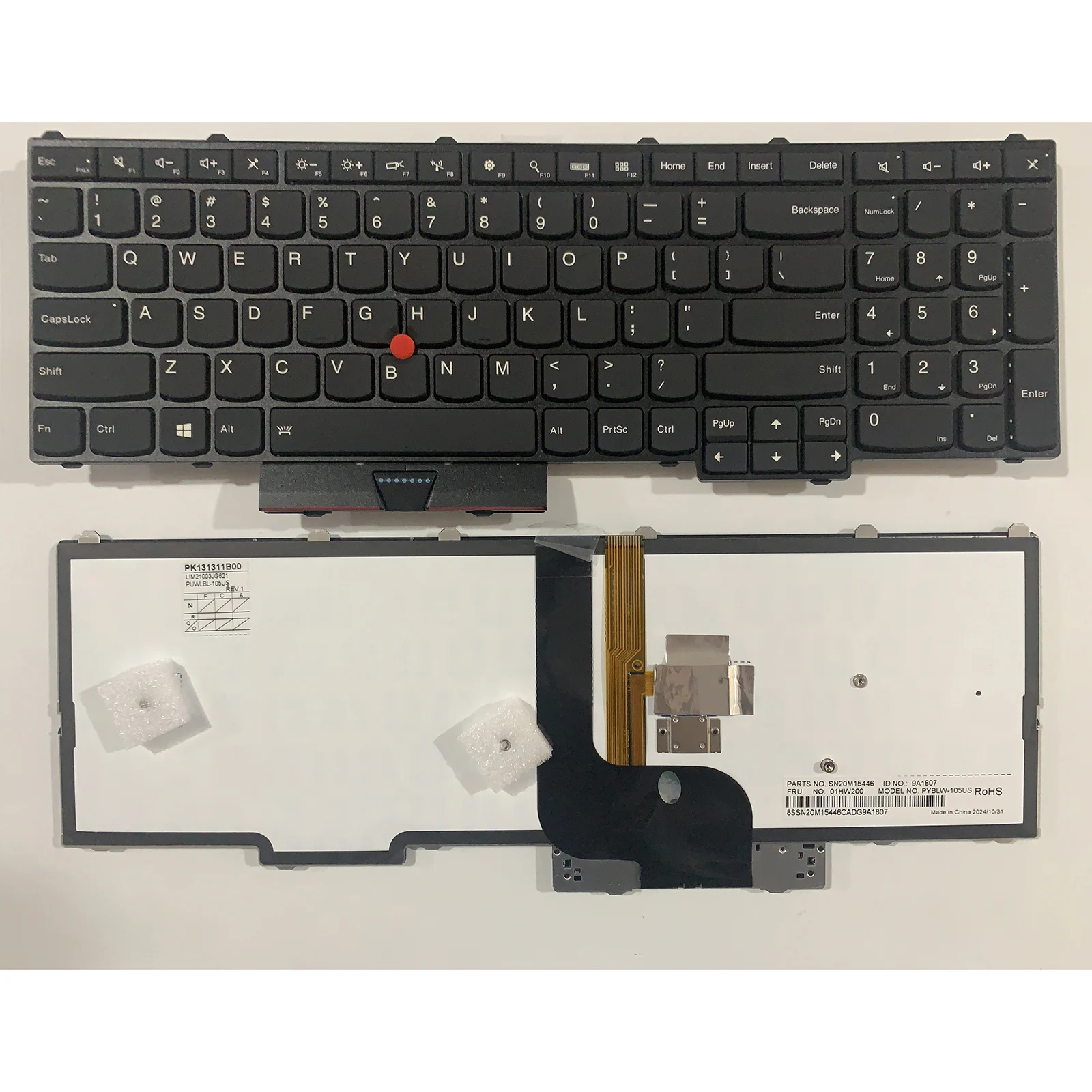 

US for Lenovo P50 P70 P51 P71 P70S 20EN 20EQ 20ER 20ES 20HH 20HJ 20MM 20MN 01HW200 00PA329 00PA247 00PA341 SN20H35238 Keyboard