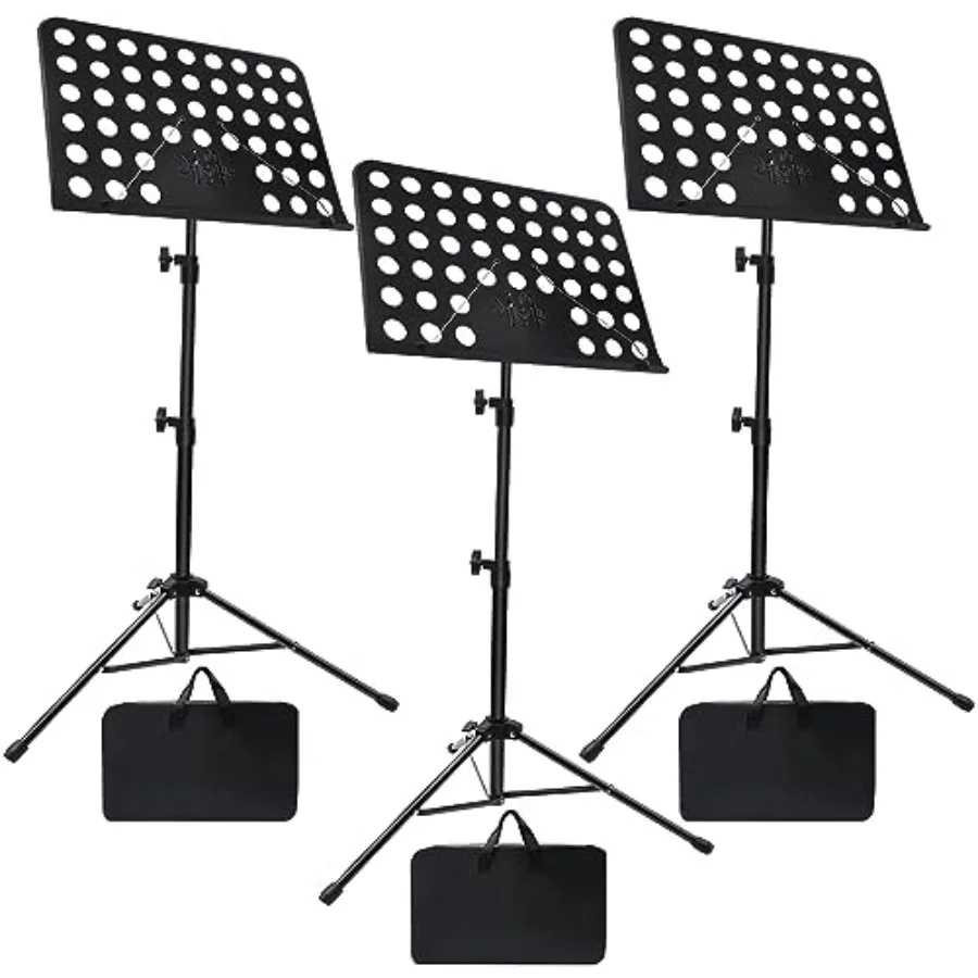 

Sheet Music Stand, Adjustable Music Stand with Carrying Bag, Professional Music Book Holder Music Sheet Clip Holder for Guitar,