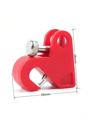 Imagen 2 del producto 10 unids/lote de cerradura de bloqueo de interruptor para perros, cerradura MCB, cerradura de palanca, cerradura de disyuntor de seguridad, bloqueo multipolo MCB sin herramientas