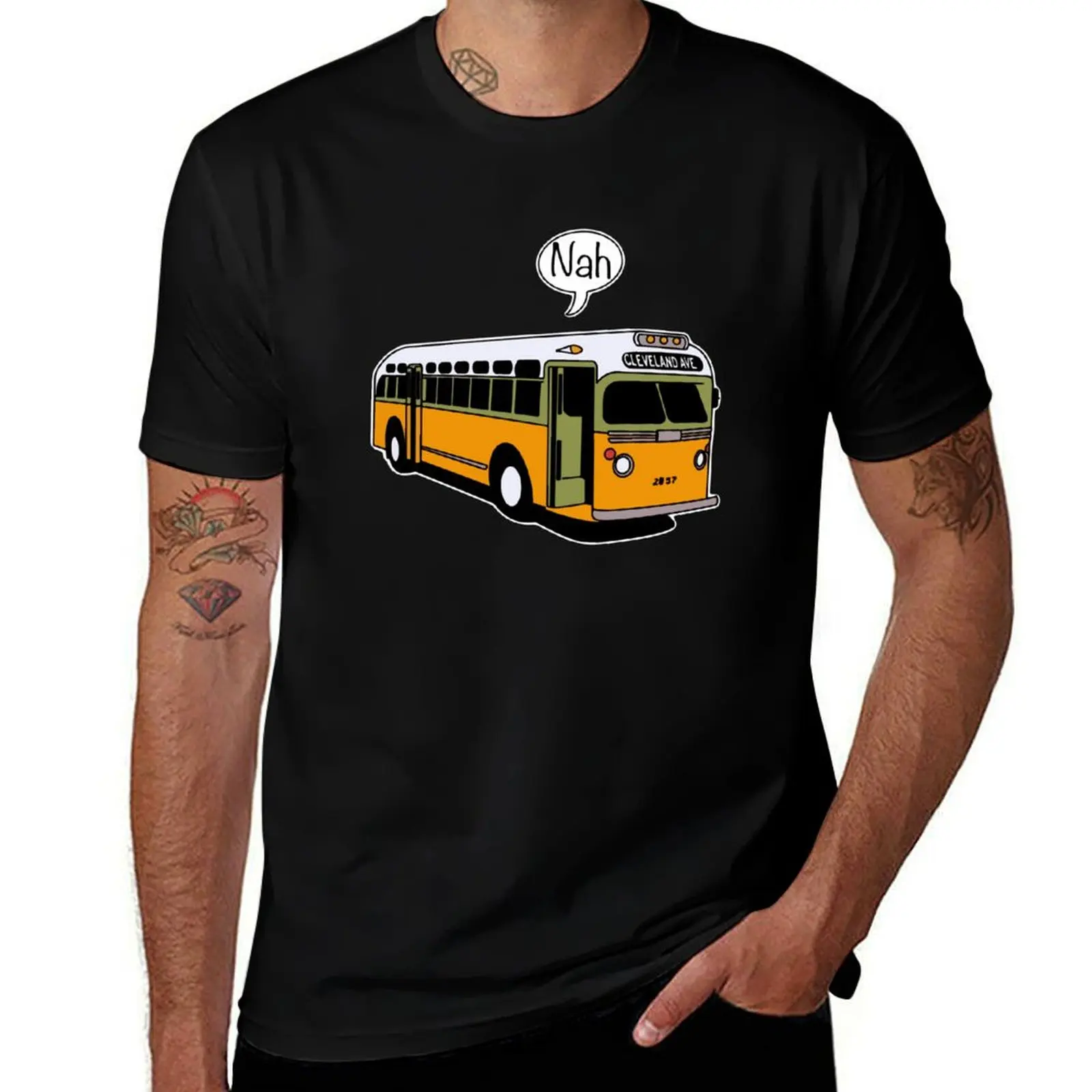 

Rosa Parks Bus T-Shirt summer top blacks t shirts for men graphic