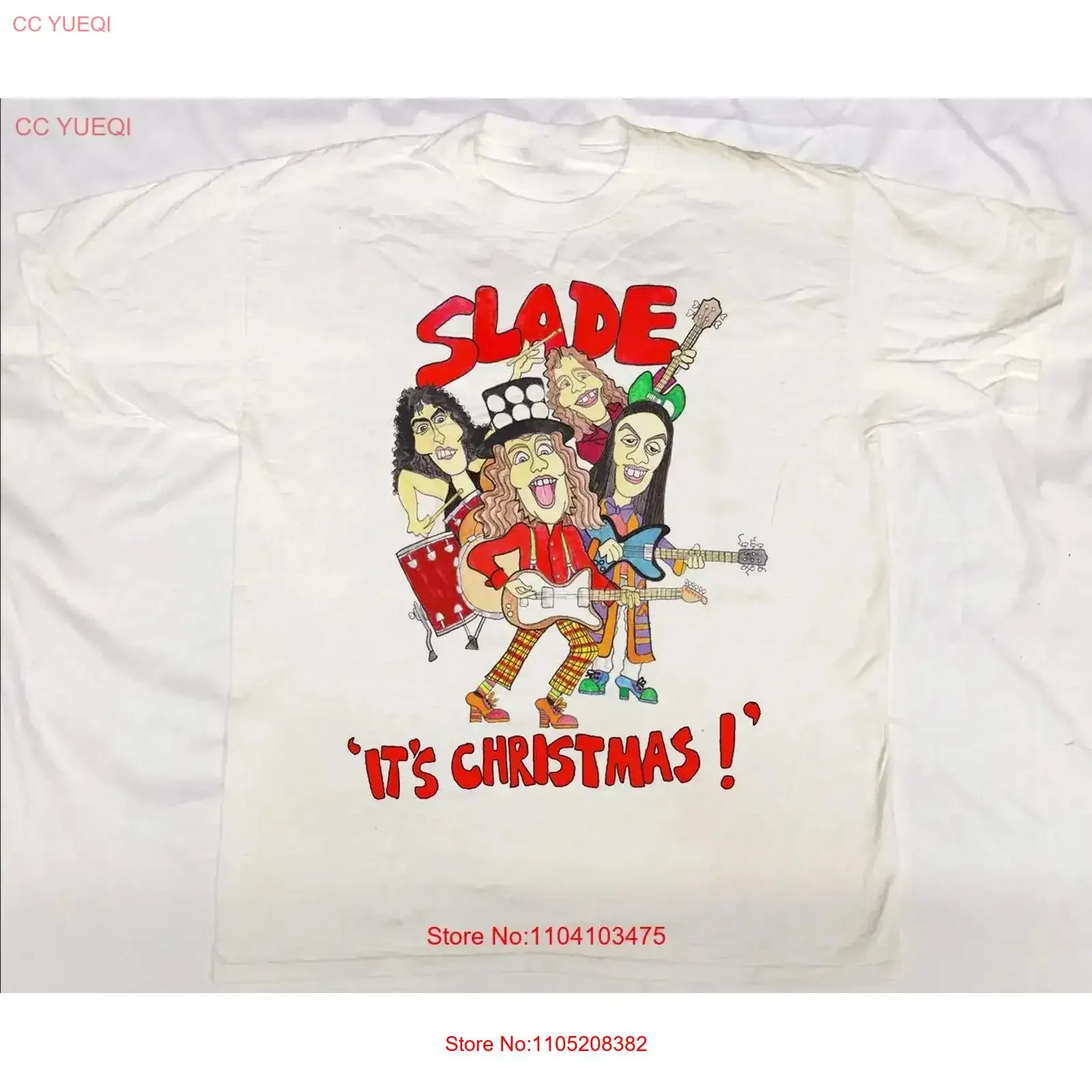 

Slade It's Christmas T Shirt For All Size S 4XL LI1312 vintage Washed fashion Soft Casual homme streetwear Comfortable