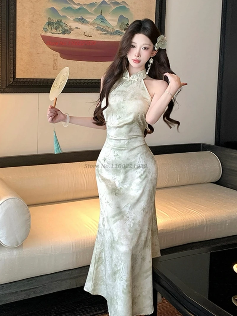 2026-chinese-sexy-nightclub-dress-improved-cheongsam-traditional-flower-print-sleeveless-qipao-retro-banquet-evening-qipao-dress