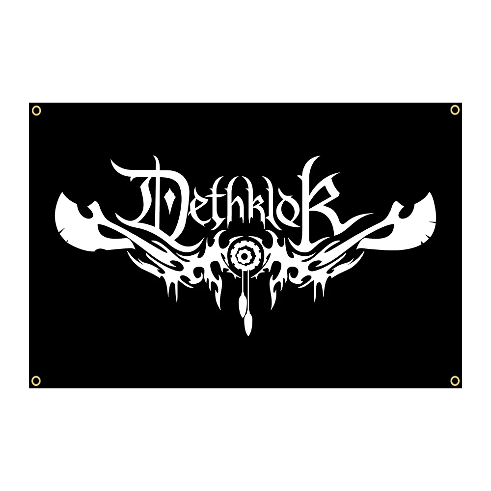 3Jflag 90x150cm Dethkloks Music Band flag Underground Metal pop singer rock Interior decoration banner tapestry