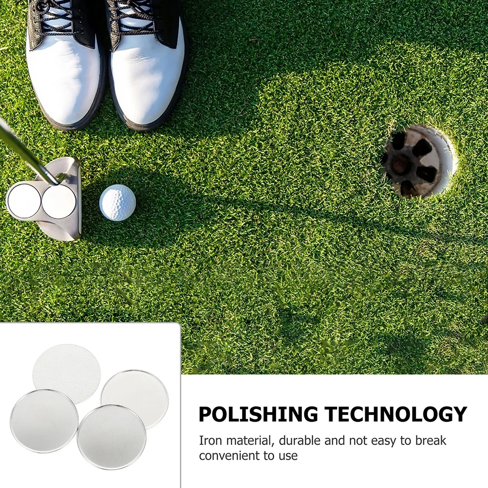 5 pezzi di pennarelli a sfera strumenti di posizione rotondi in ferro accessori di ricambio strumento di allineamento per golf durevole forniture per golf all'aperto