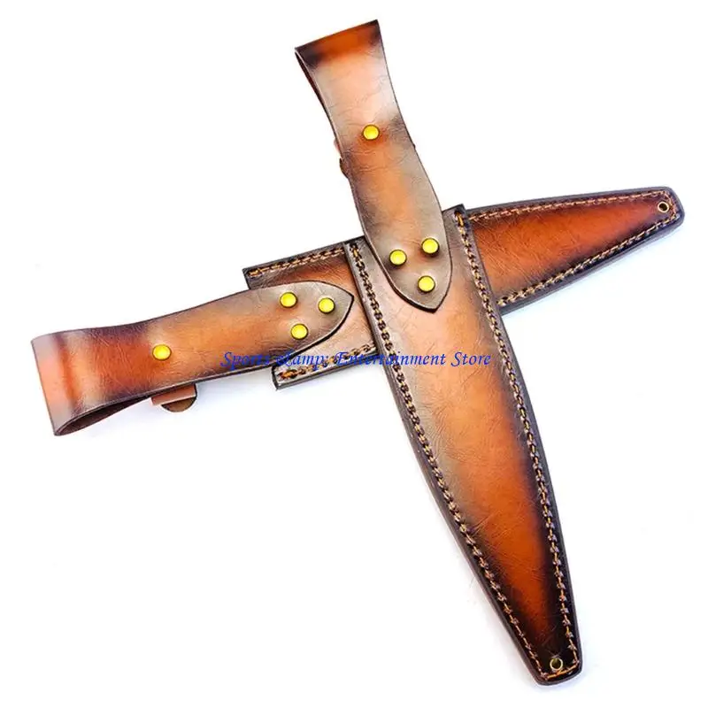 G7NF Practical Leather Cutter Cover Flexible Cutter Pouches Leather Sheath Storage Bag Suitable for Small Outdoor Tool