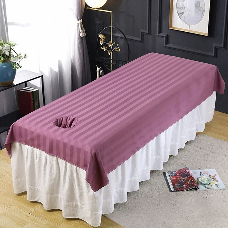 

Massage Table Cover Bed Sheet Elastic SPA Treatment Relaxation Beauty Salon Mattress With Face Hole Salon Couch Bed Cover