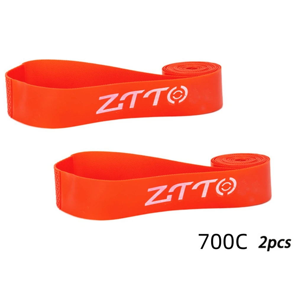 Tyre Cushion Bike Tape 700C 27.5 2pcs Lightweight Red/Black Strong Anti-pressure Ability Mountain Bike Brand New