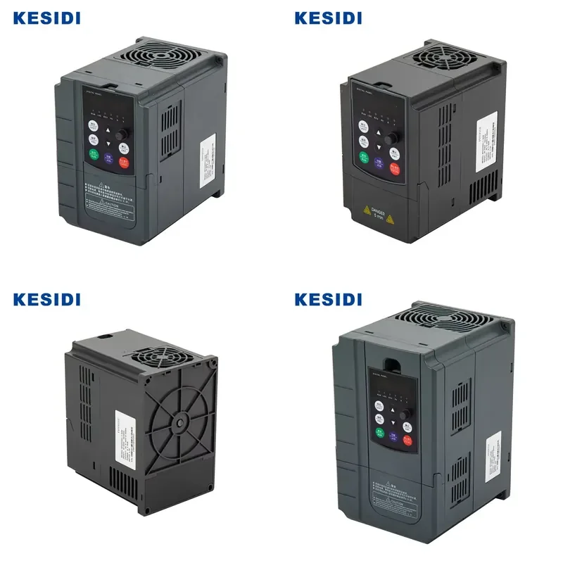 Three-phase AC Frequency Converter for Motor (11KW IP20 Industrial Automation Use Wide Voltage Input Overload Protection)