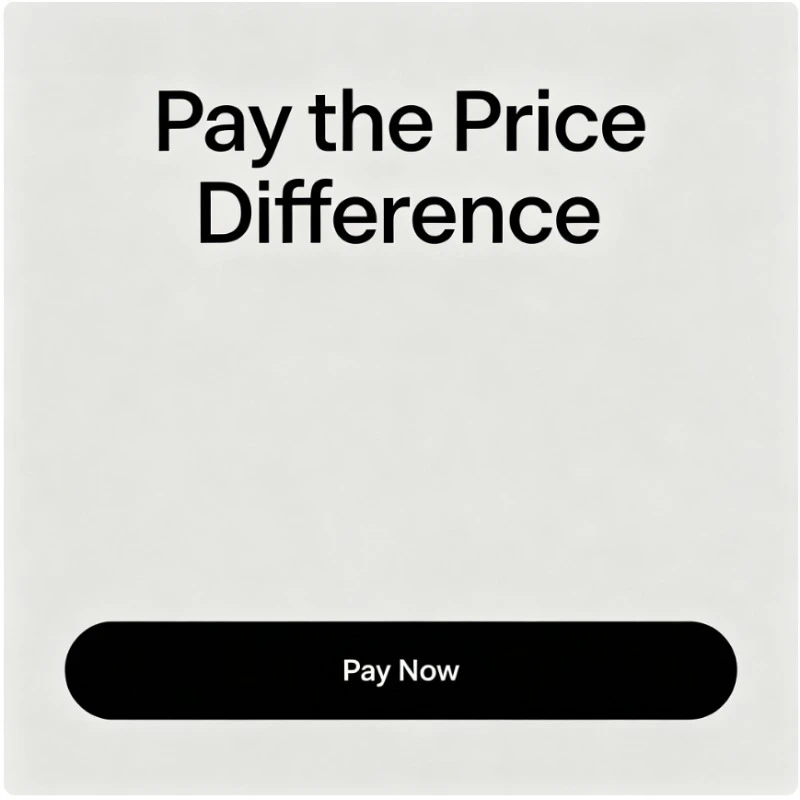 Shipment Freight Link/Goods Reissue Link/Price Difference Make Up/Make Up The Difference/Additional Charges Please Pay Here