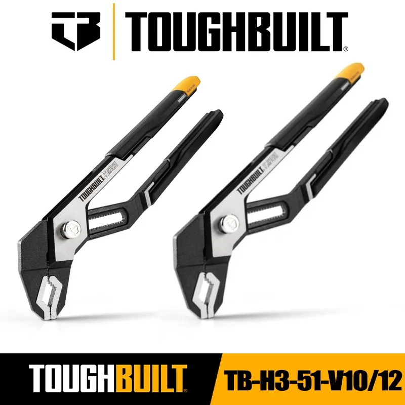 

TOUGHBUILT TB-H3-51-V10 10" V Jaw SpeedSet Pliers Hand Tools Toughbuilt TB-H3-51-V12 12" Jaw Pliers