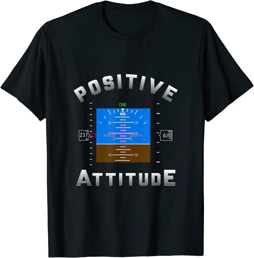 

Positive Attitude Aviation Pilot Primary Flight Gift T-Shirt