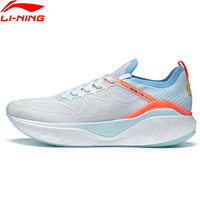 Li-Ning Women YUEYING 3 PRO Cushion Running Shoes BOOM FIBER Stable Support LiNing Breathable Sport Shoes Sneakers ARHT018