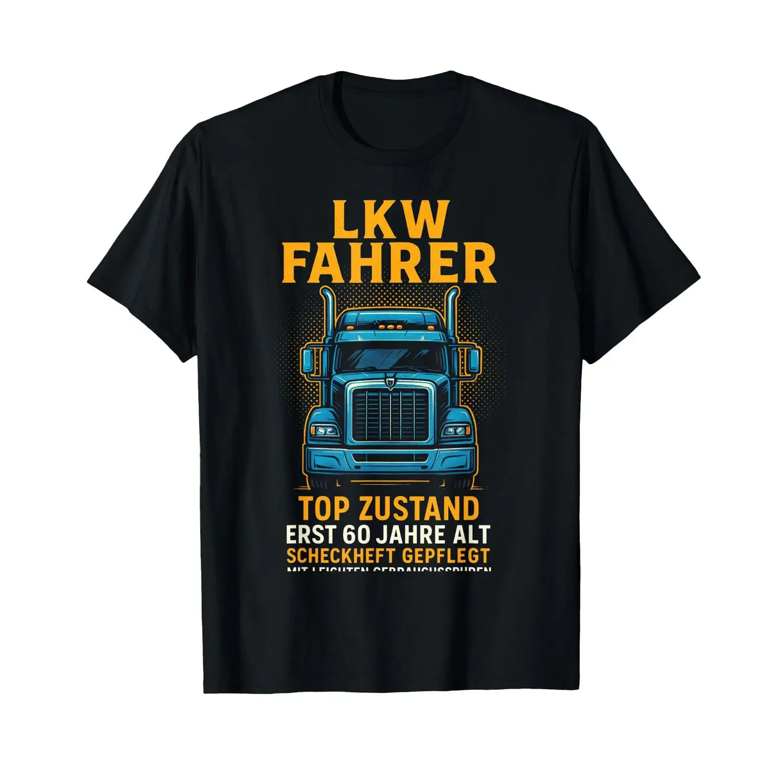 Truck driver's 60th birthday 60 years old top condition T shirt vintage Washed Comfortable graphic Stylish