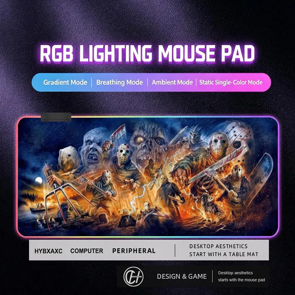 

HD 13 Movie F-FridayS Mouse Pad Non-slip Desk Mat PC Laptop Accessories Rubber Office Keyboard Large Gamers Decoracion Mouse Pad