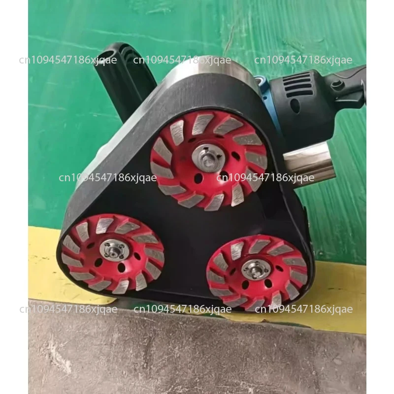 

Ручной трехголовочный шлифовальный станок для бетона, полировальный универсальный станок