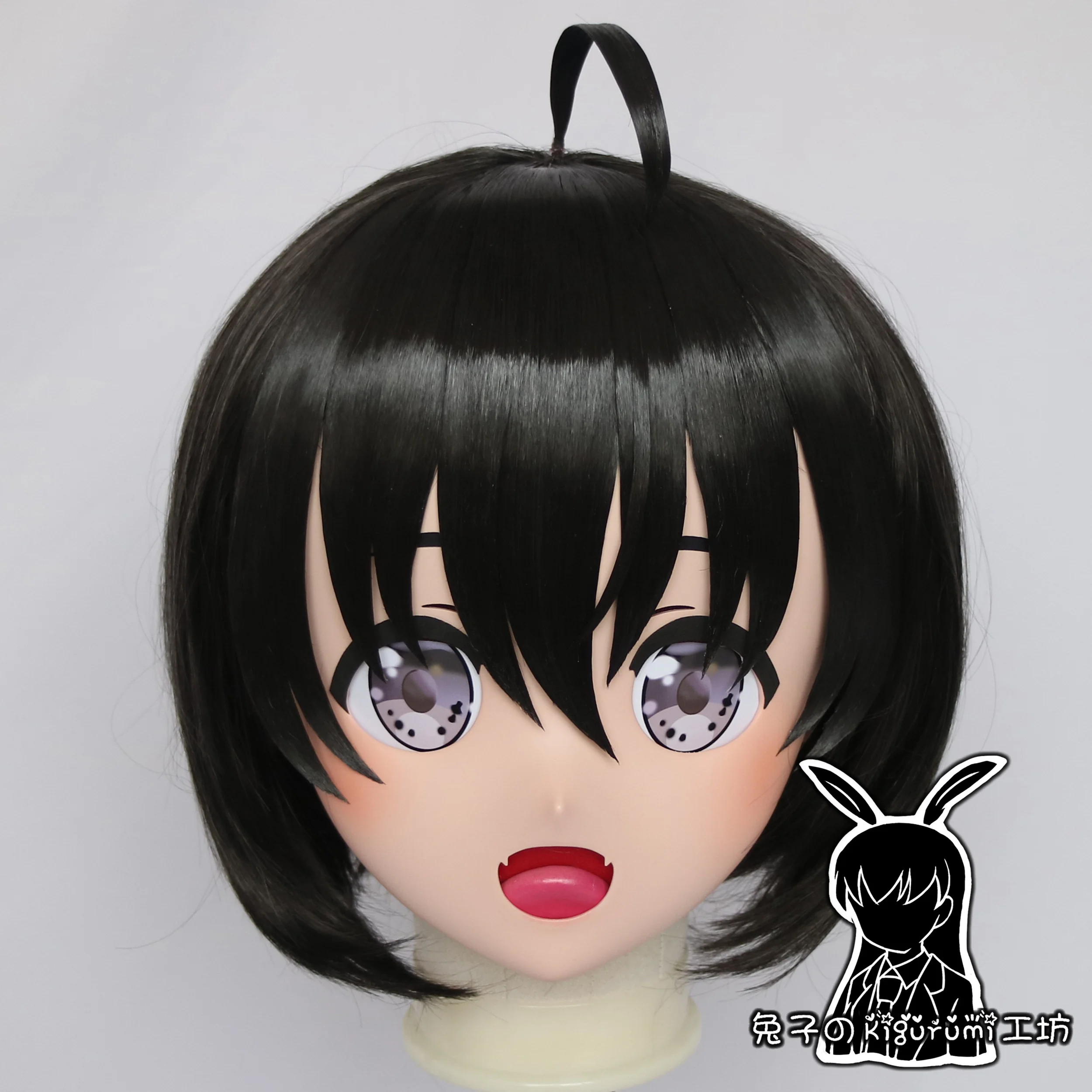 

(KMY086)Customize Character Female/Girl Resin Kig Full/Half Head With Lock Anime Cosplay Japanese Animego Kigurumi Mask