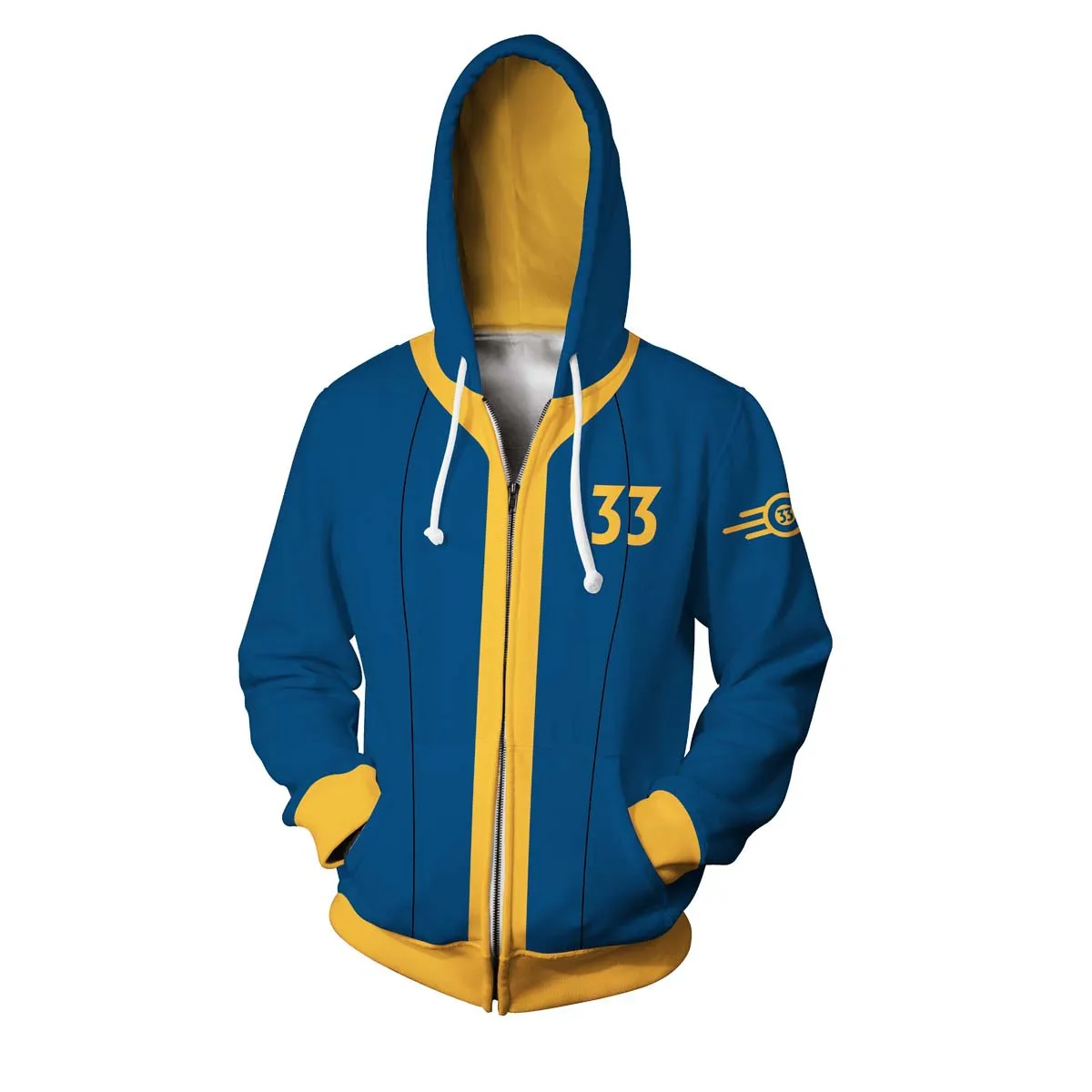 Fall Cos Out Cosplay Costume Coat Uniform The Ghoul Blue Lucy Vault No.33 No.76 No.88 No.111 Cosplay Jumpsuit Outfit Hoodie