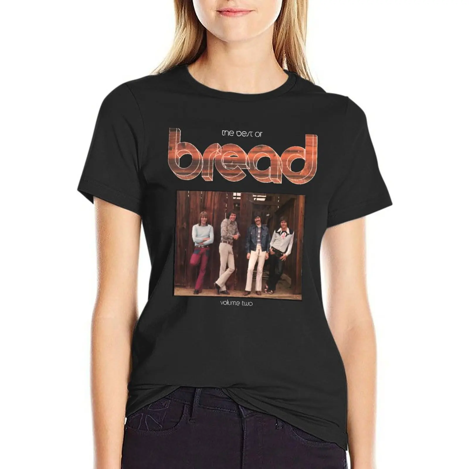 

The Best Of Bread Volume 2 David Gates Jimmy Griffin Robb Royer T-Shirt quick-drying kawaii clothes sublime blanks Women tops