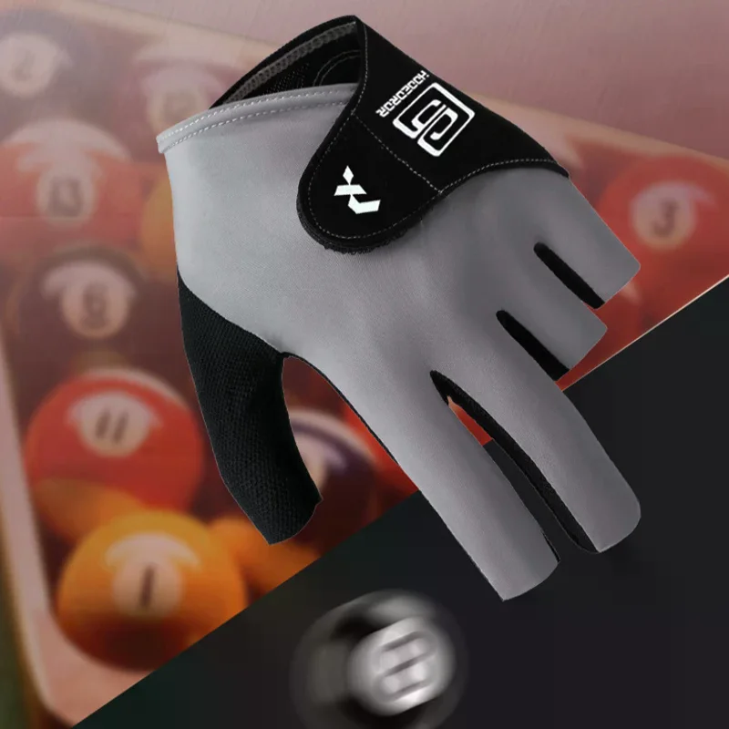 ถุงมือบิลเลียด 1 ชิ้น สำหรับมือซ้าย ถุงมือสนุกเกอร์แบบ 5 นิ้ว กันลื่น ระบายอากาศได้ดี สำหรับฝึกซ้อมบิลเลียด เหมาะสำหรับผู้ชายและผู้หญิง
