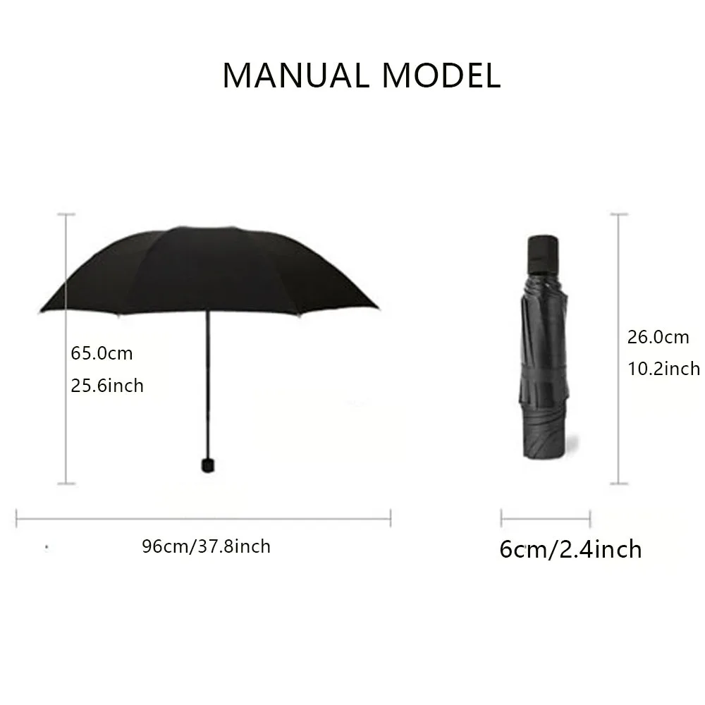 Umbrella Sunscreen Cartoon Sunny Rainy Automatic Folding Student Portable Parasol Shade Accessory Outdoor Gear