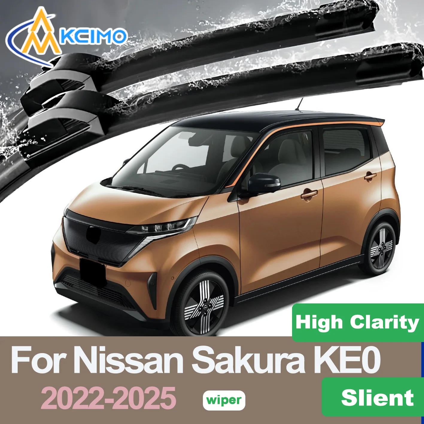 

For Nissan Sakura KE0 (Nissan) 2022-2025 Windshield Wiper Clean Windshield Hose Window Deflector Car Accessories