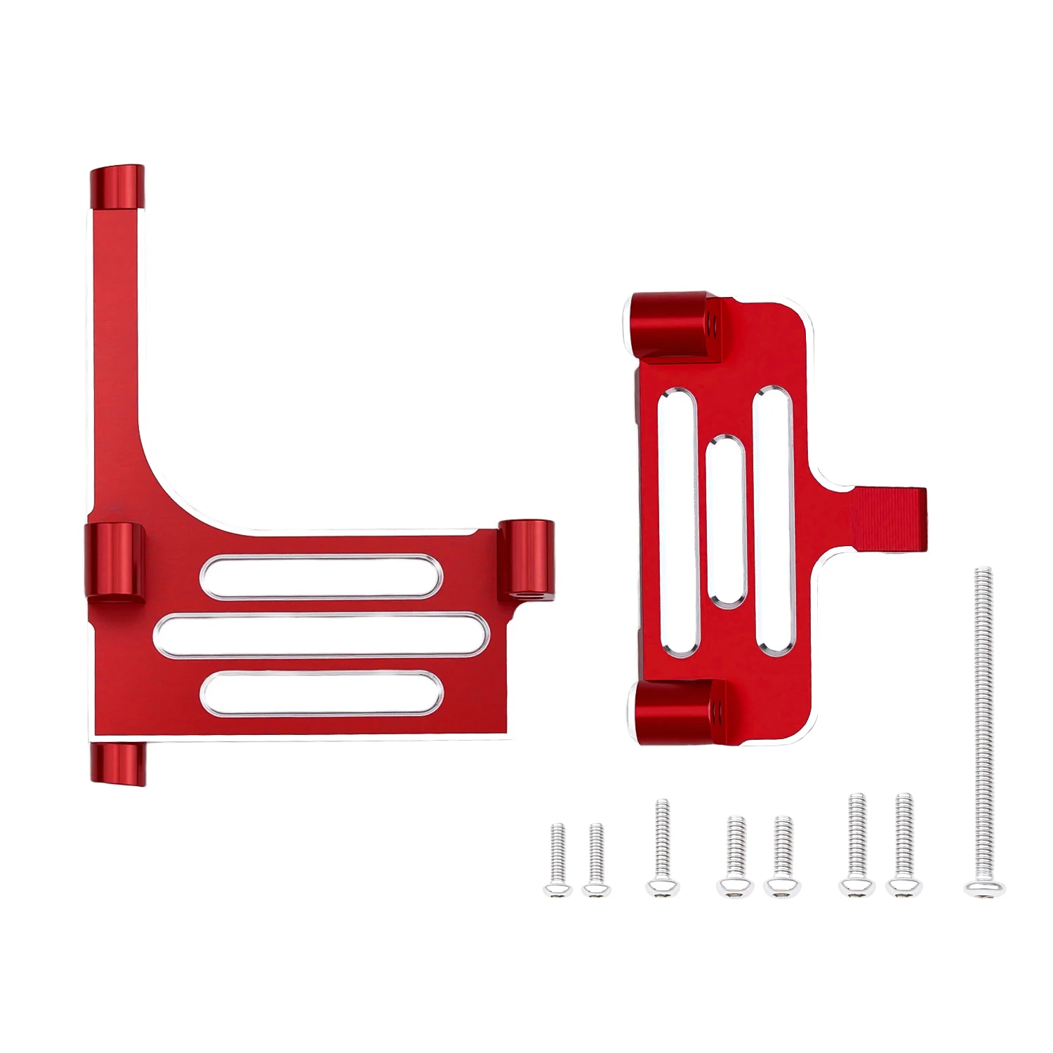 TCRC 2pcs Aluminum Front and Rear Servo Brace Mount Bracket for HPI Venture18 Upgrade