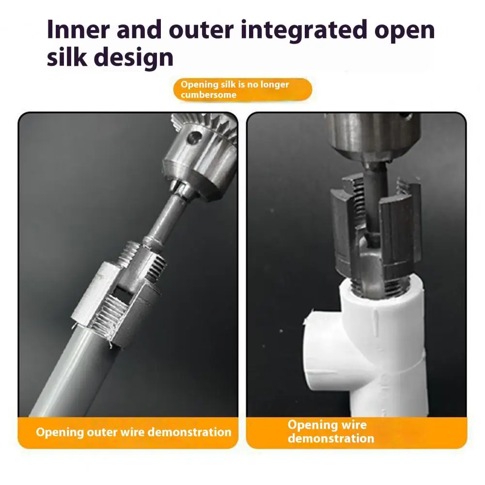 

Резьбонарезной станок высокой твердости, сверхмощный универсальный инструмент для резки трубной резьбы для труб из ПВХ, инструмент для нарезки внутренней и внешней резьбы