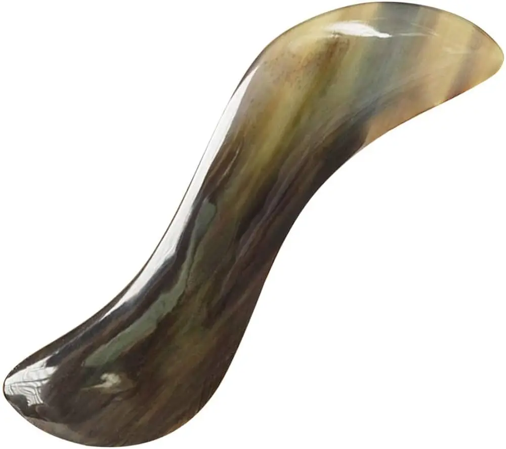 Natural Unisex Accessories Buffalo Horn Scraping Facial Massage Tools Polishing Technology Horn Massager