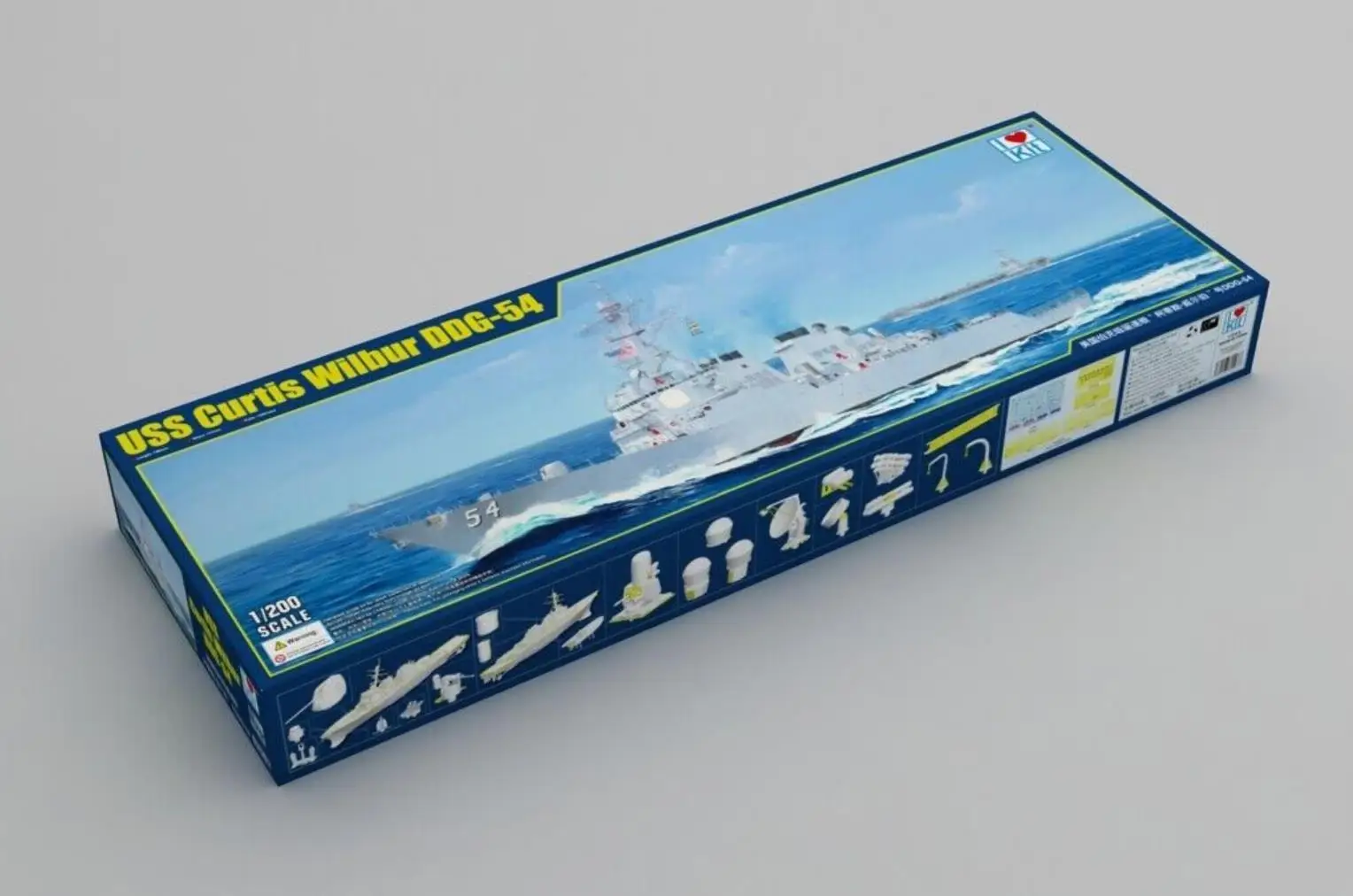 Trumpeter I Love Kit 62007 1/200 USS CURTIS WILBUR DDG-54 Plastic Model Kit