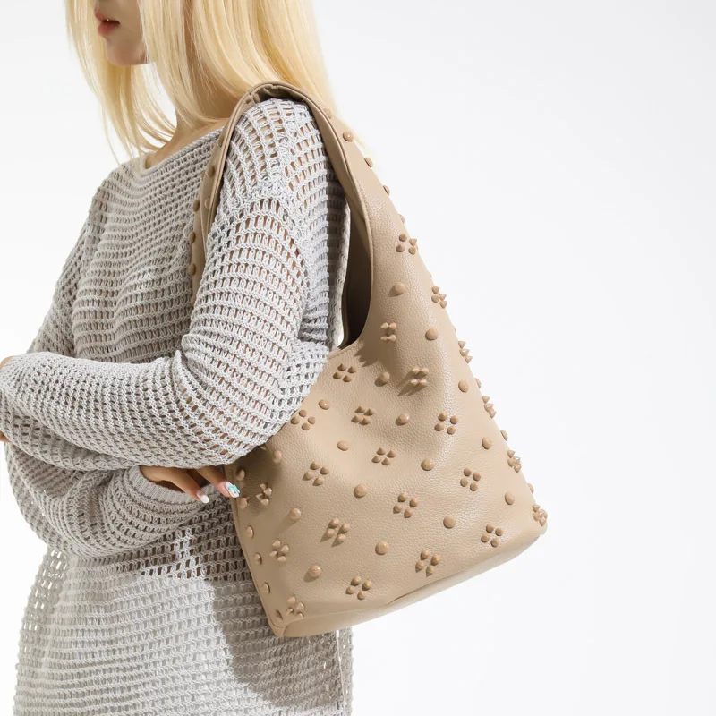 

Новинка 2023 года для женщин, роскошная сумка через плечо под мышками, элегантная рабочая сумка с верхней ручкой, высококачественная минималистичная сумка через плечо