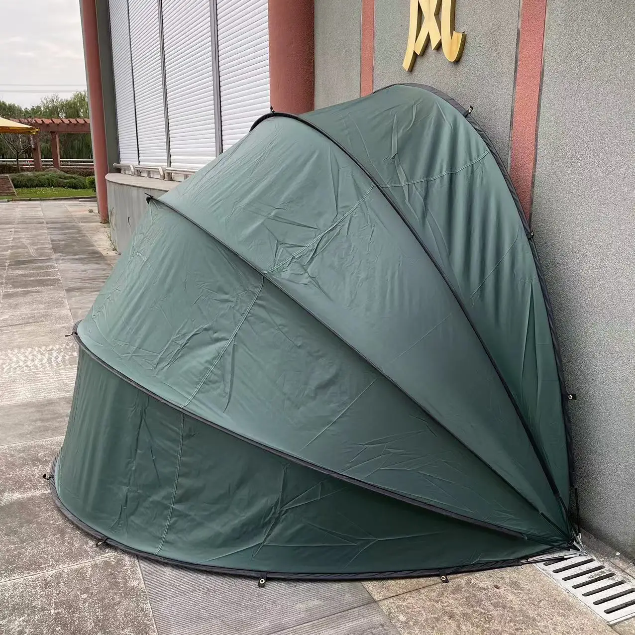 Outdoor battery bicycle motorcycle canopy, dustproof, rainproof and water-proof storage room canopy, sunscreen, folding type