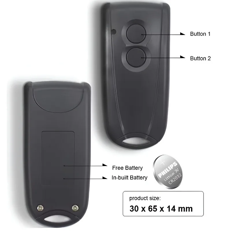 อีโคสตาร์ RSE2 RSC2 เครื่องเปิดประตูโรงรถที่จอดรถรีโมทคอนโทรล 433MHz