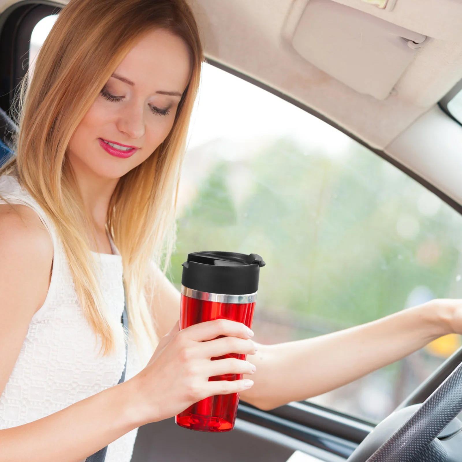 

2Pcs Insulated Cup Replacement Sports Water Bottle Lid Leakproof Durable Plastic Cover Outdoor Use Kettle Lid