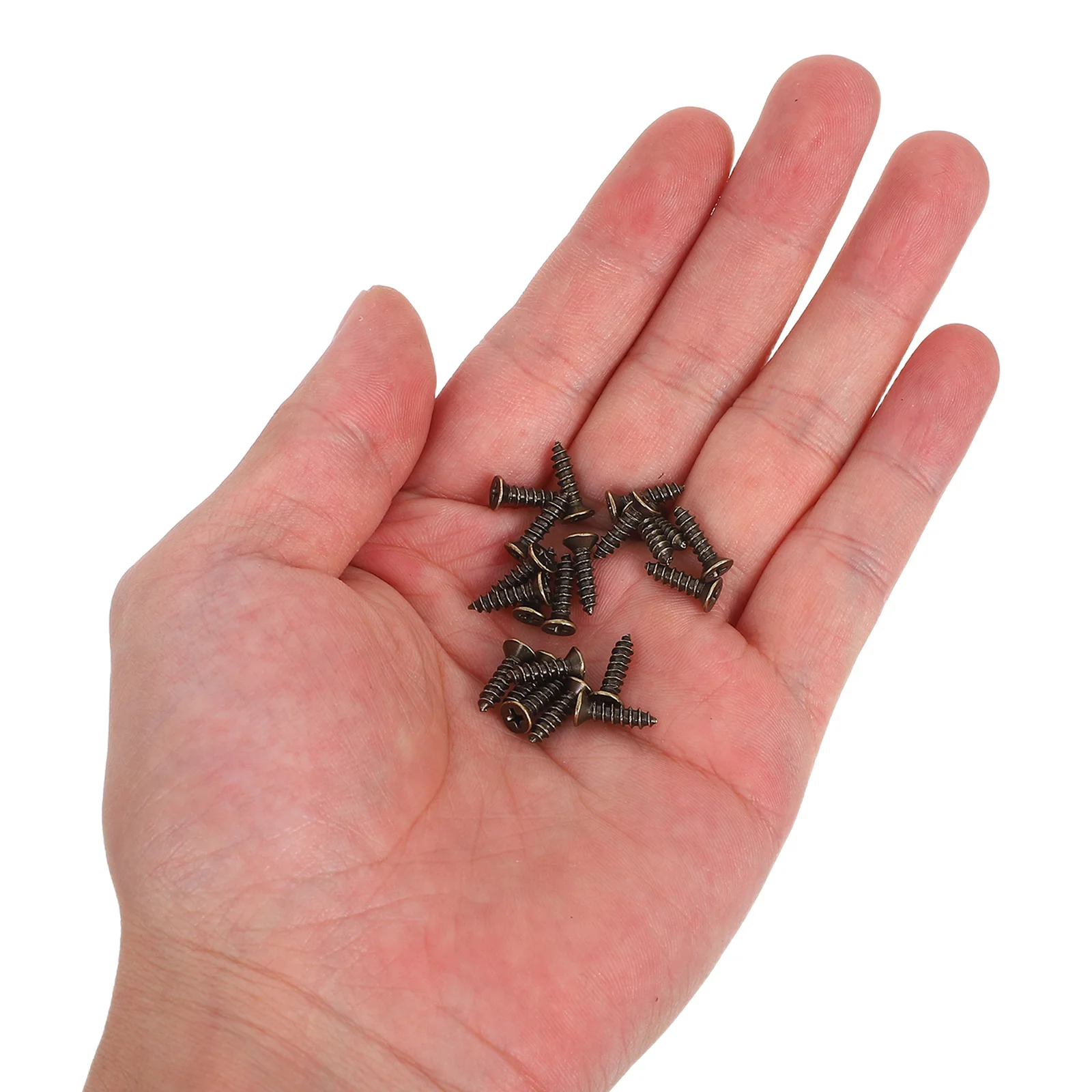 

900Pcs Electric Guitar Bass Pick Guard Screws Self-Tapping Mounting Screws Scratch Plate Vintage Style for Pick Guard