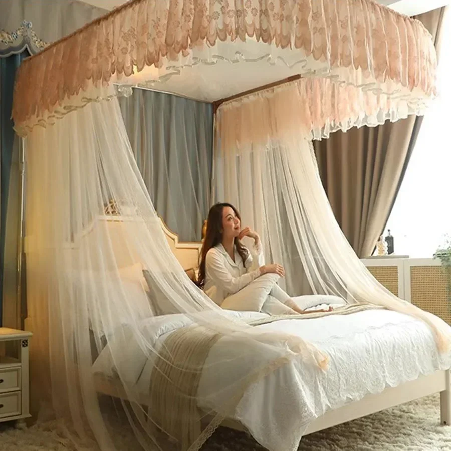 Foldable Mosquito Net Bed Princess Nail Proof Lightweight Mosquito Net