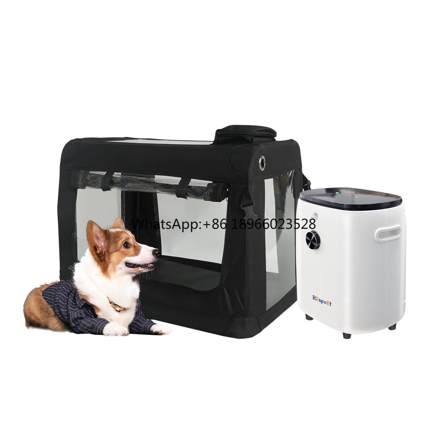 longfian Animal Oxygen Therapy Cages work with oxygen concentrator