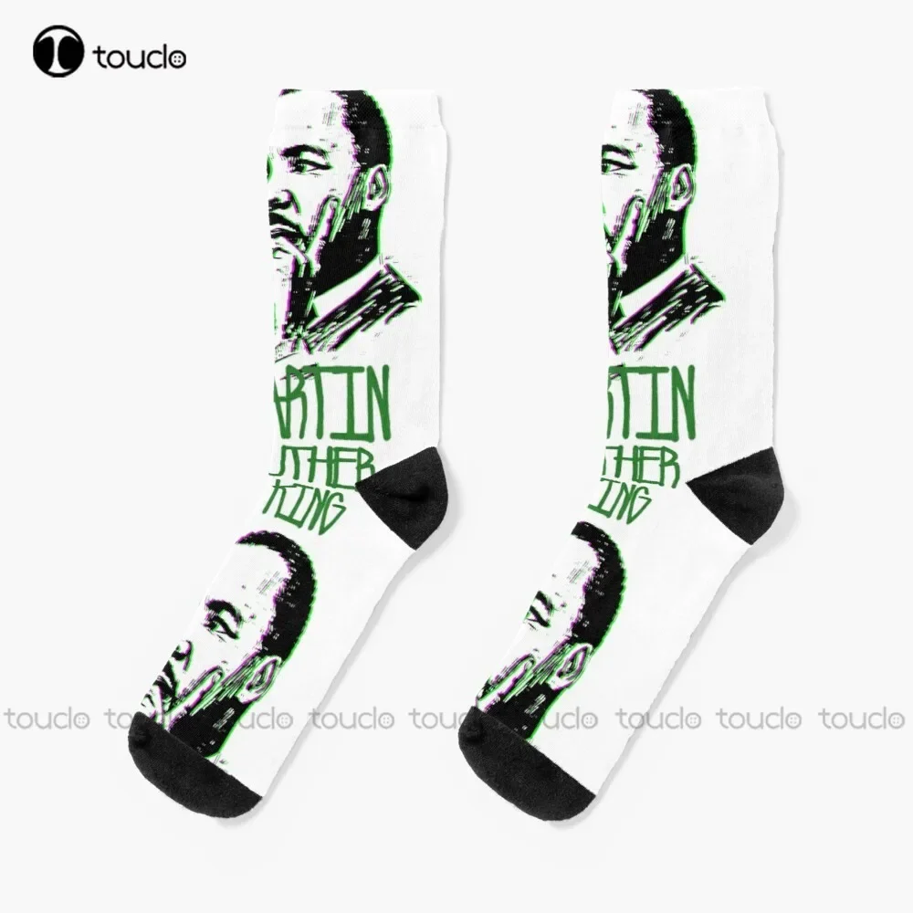 Martin Luther King Socks Socks Personalized Custom Unisex Adult Teen Youth Socks Design Cute Socks Christmas Gift New Popular