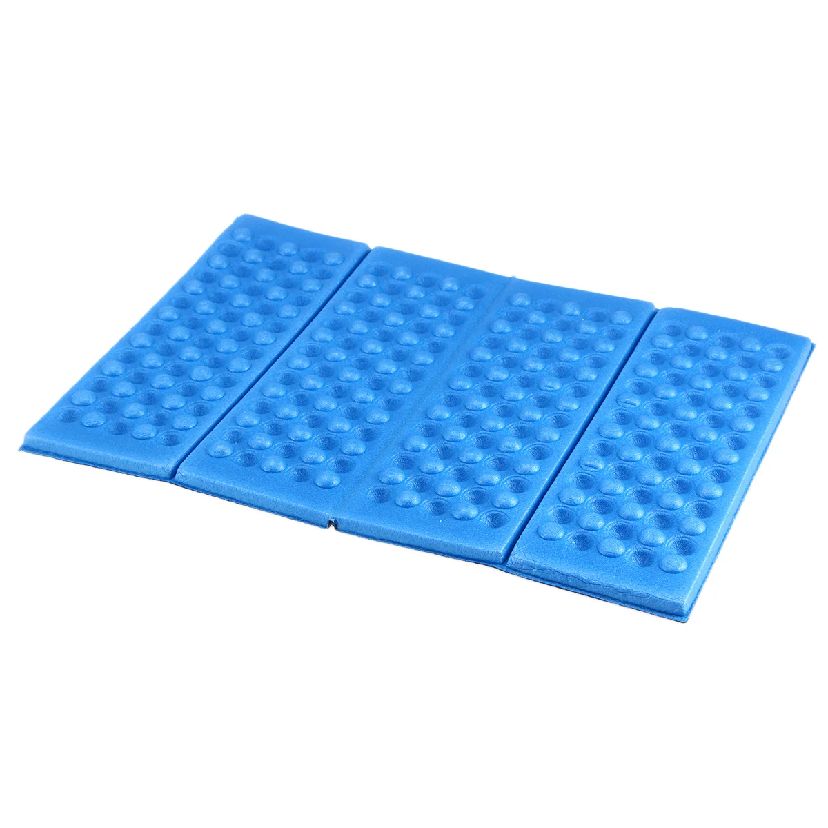 

4 PCS Folding Mat Seat Pad Waterproof Camping Cushion Blue Sitting for Backpacking