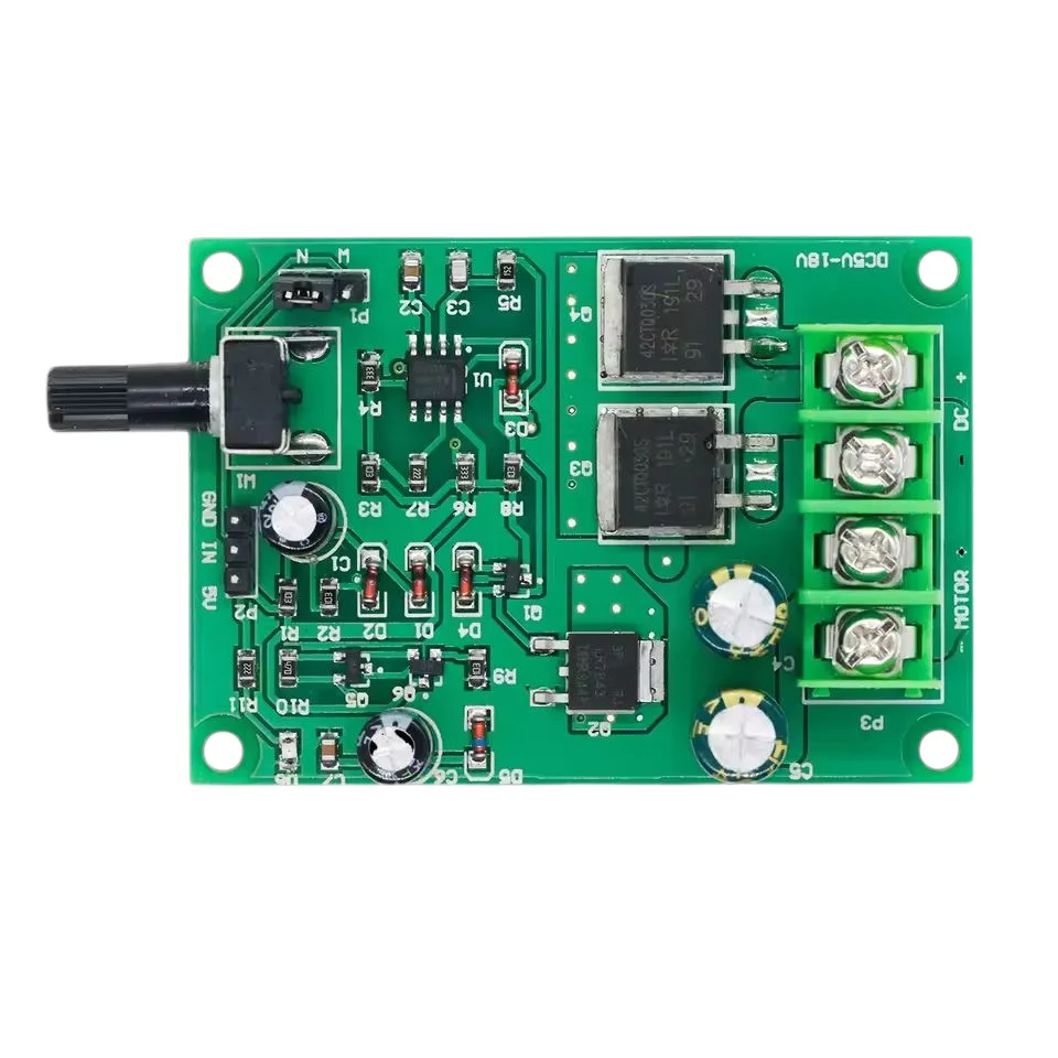 

DC 5–18V 15A PWM Motor Speed Controller High-Power Stepless Speed Regulator for Permanent Magnet DC Motors