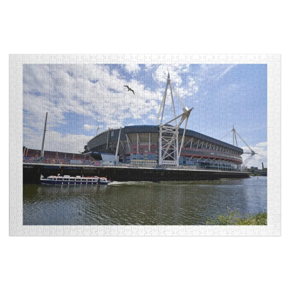 

The Principality Stadium, Cardiff, Wales, UK Jigsaw Puzzle Wooden Decor Paintings Custom Gift Puzzle