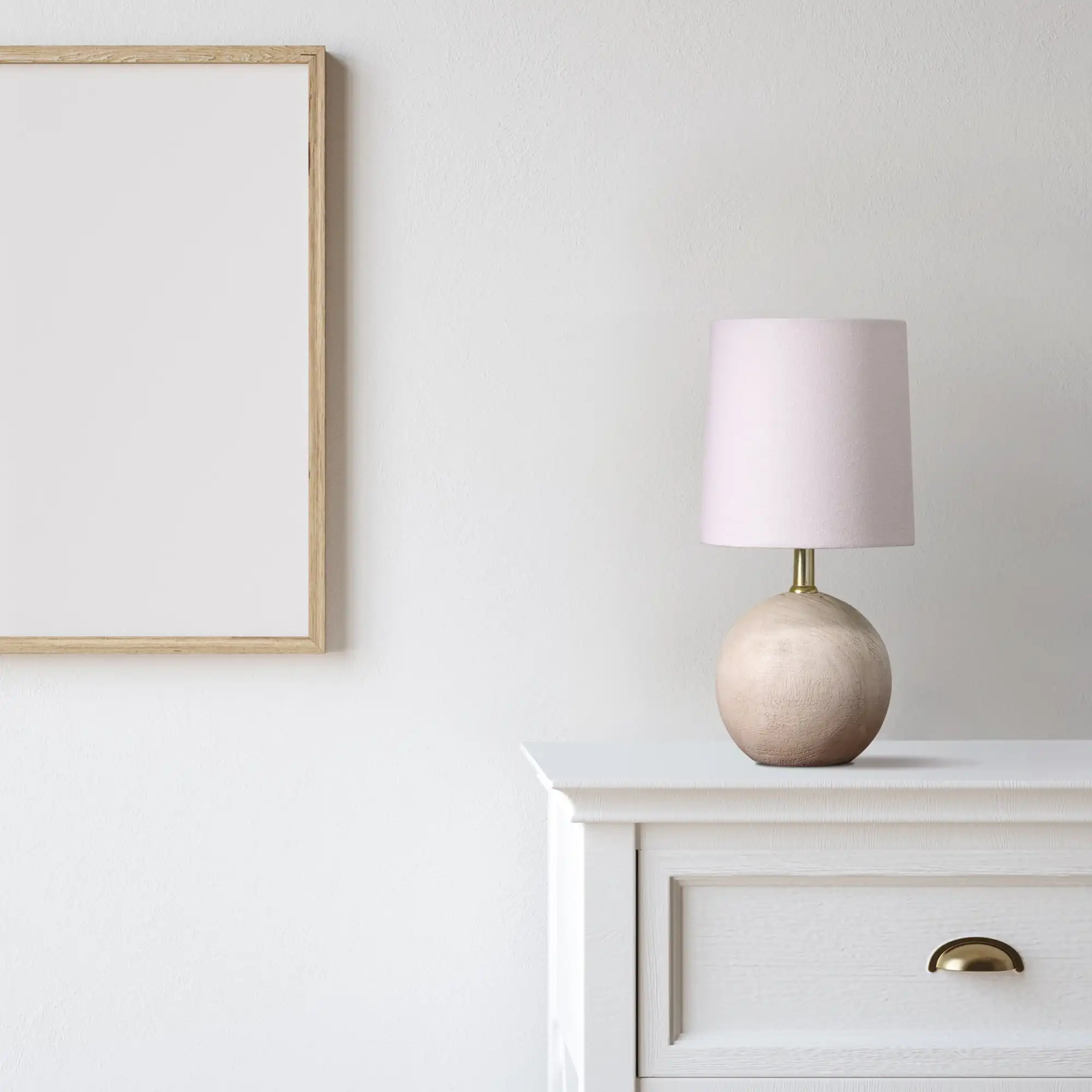 

Mini Ball Base Table Lamp, 12.75 H