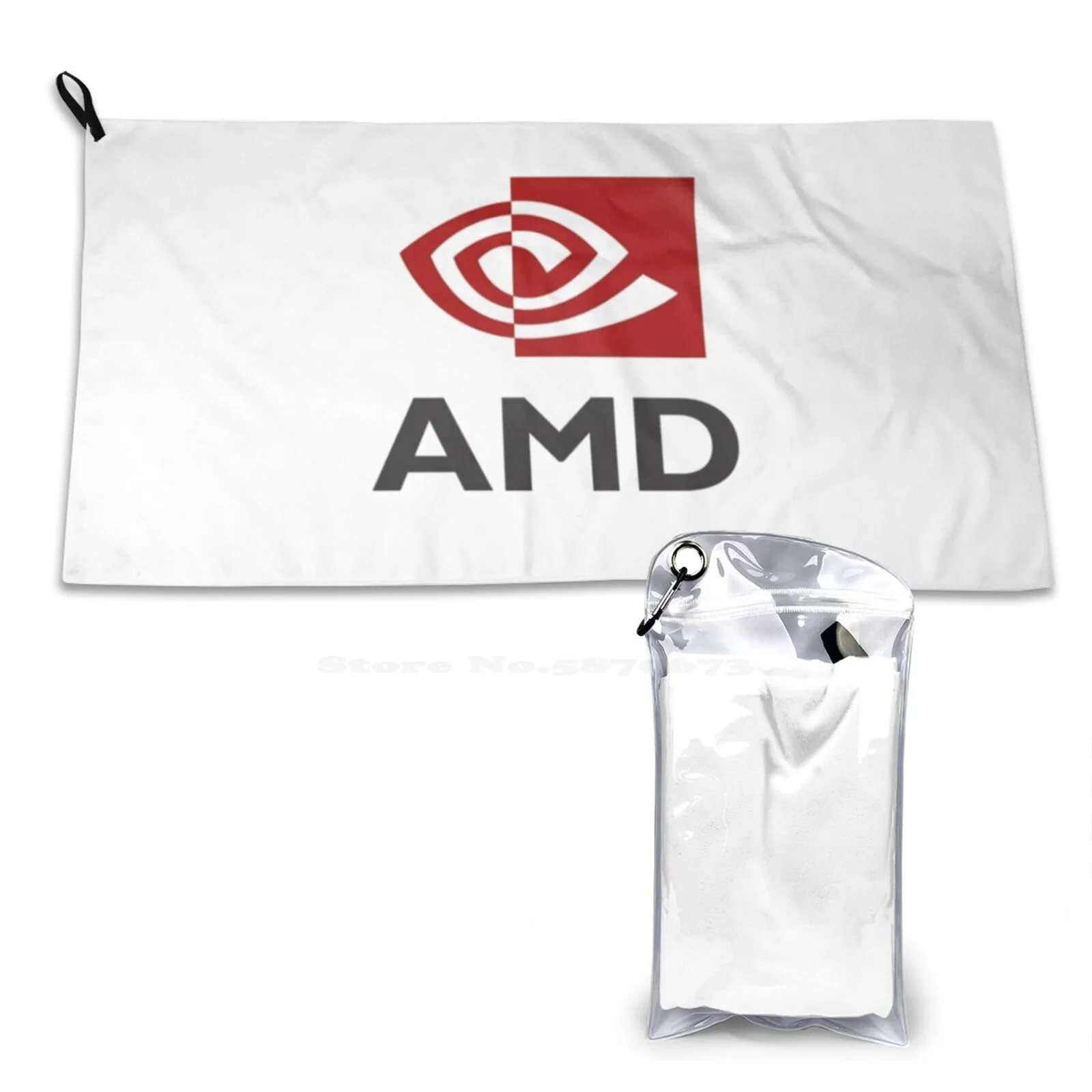 Hardware Battle : Amd Custom Soft Sport Towels Home Outdoor Amd Nvidia Gpu Graphic Unit Cpu Processor Software Radeon Pc