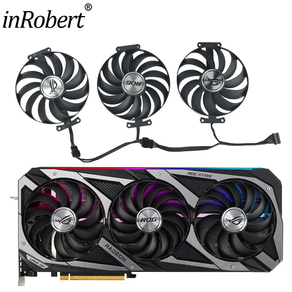 Wentylator karty graficznej 95MM CF1010U12S zamiennik dla ASUS ROG STRIX RTX 3070 3080 Ti 3090 GAMING GPU Cooler RX 6700 XT/6800
