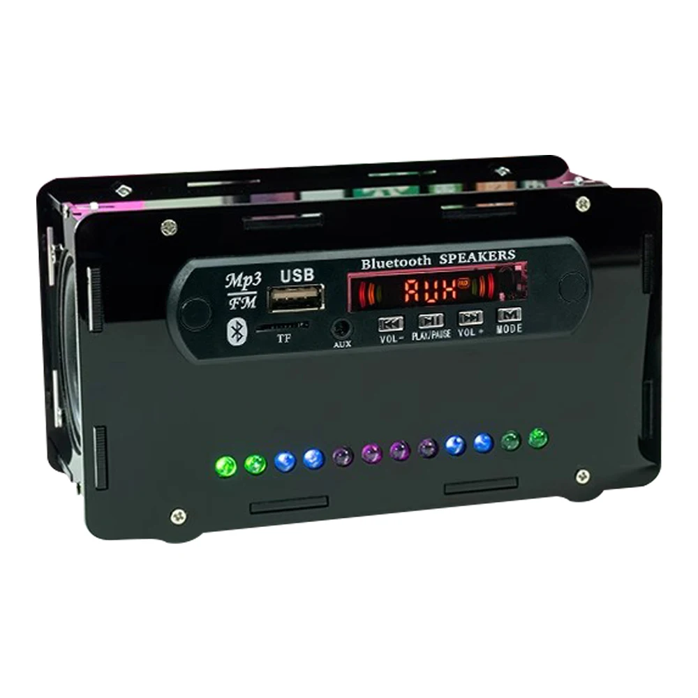 Zestaw głośników Bluetooth DIY z radiem FM DIY projekt lutowania praktyka montaż lutowania DIY zestaw elektroniczny komponent głośnik 2*3W