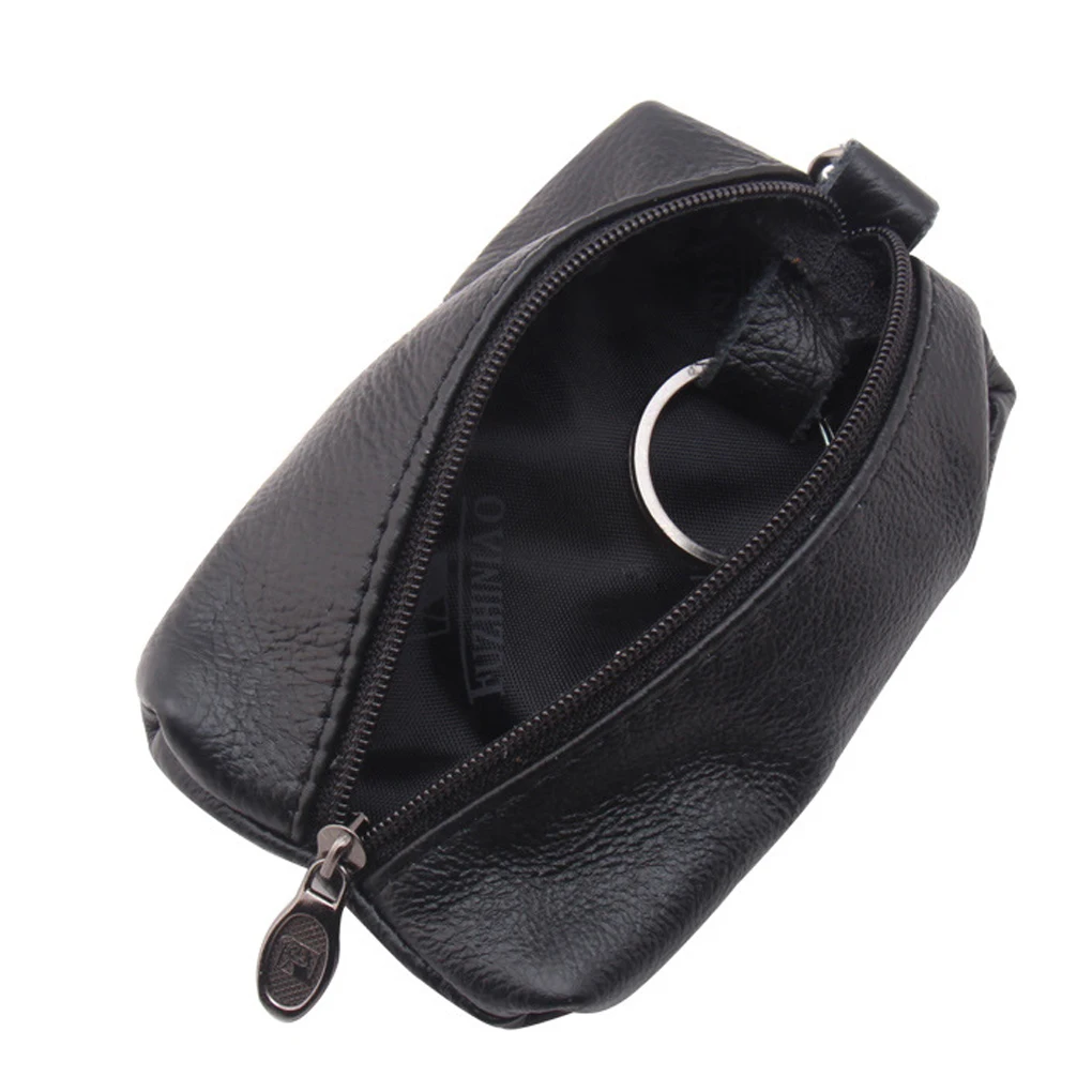 حافظة مفاتيح السيارة جلد الرجال النساء محافظ مفتاح حامل سستة حقيبة المفاتيح غطاء مدبرة المنزل يغطي للمفاتيح المنظم حافظة للبطاقات الهدايا