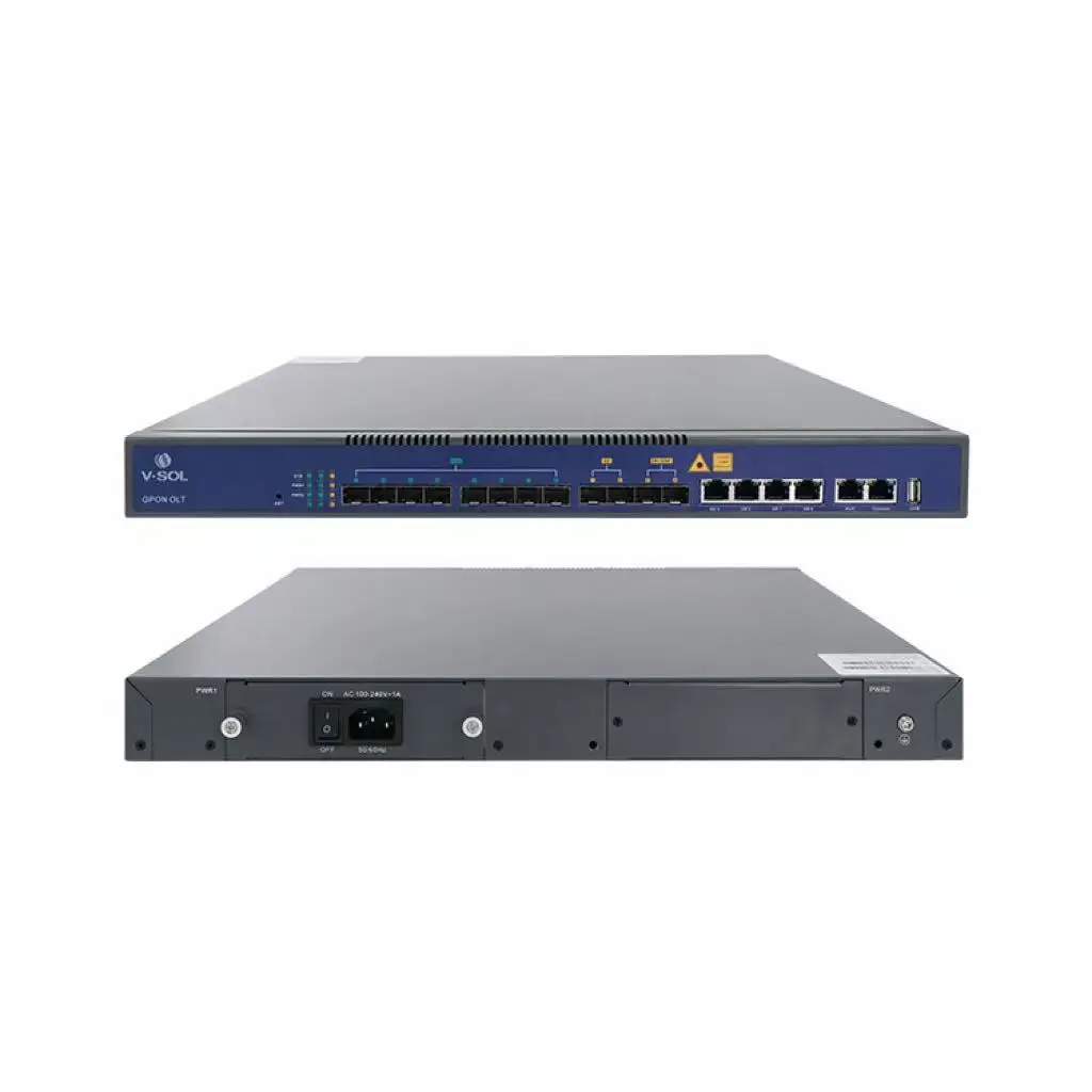 Best Selling Original Vsol V1600G1-B GPON 8 PON Port OLT with 8 Optical Modules C++/C++++